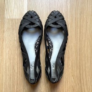 Melissa + Jason Wu VII Flat, Size 8